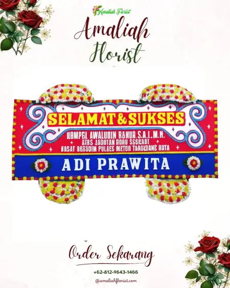 Papan Bunga Ucapan Selamat Pajomblangan
